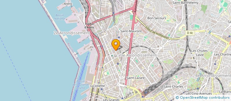 localisation de l'entreprise SAT TELECOMMUNICATIONS LTD  MARSEILLE