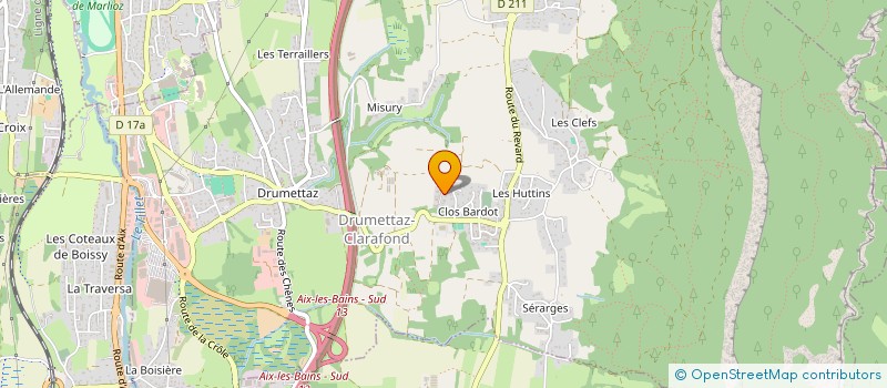 localisation de l'entreprise SATA  ENTRELACS