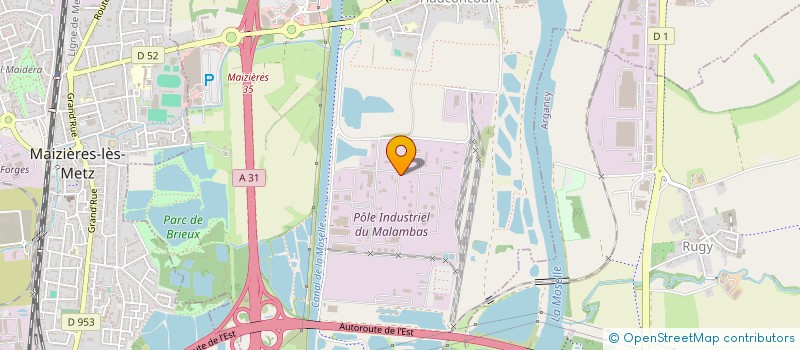 localisation de l'entreprise SATA SERVICES  HAUCONCOURT