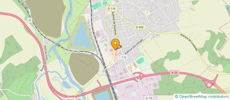 localisation de l'entreprise SATABIN SA à DOMBASLE-SUR-MEURTHE
