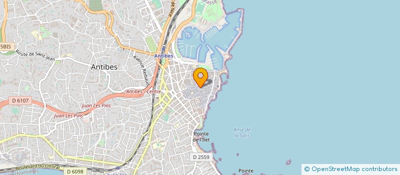 localisation de l'entreprise SATAFINE à ANTIBES