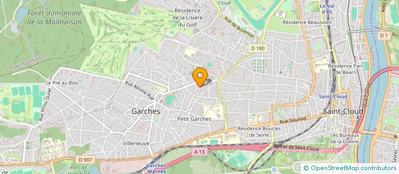localisation de l'entreprise SATANANDA à GARCHES