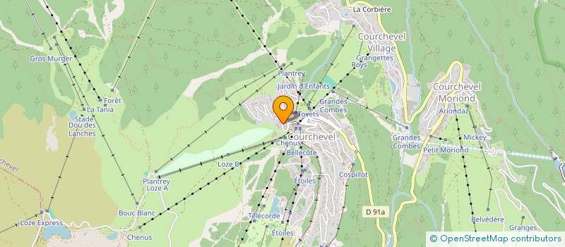 localisation de l'entreprise SATANAS & DIABOLO à COURCHEVEL