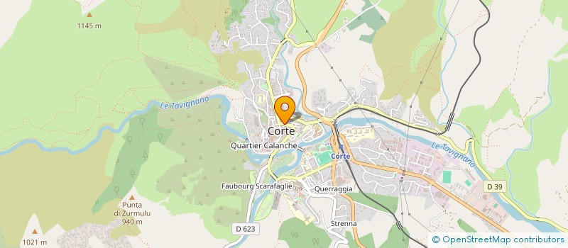localisation de l'entreprise SATANASSU à CORTE