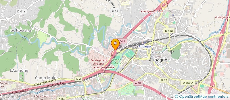 localisation de l'entreprise SATCAP  AUBAGNE