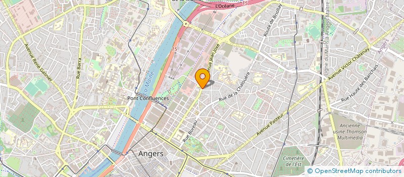 localisation de l'entreprise SATCH PRODUCTION à ANGERS