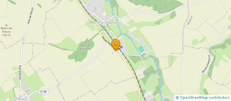 localisation de l'entreprise SATCON FRANCE  MONCHY-CAYEUX