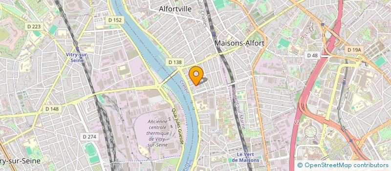 localisation de l'entreprise SATEC  ALFORTVILLE