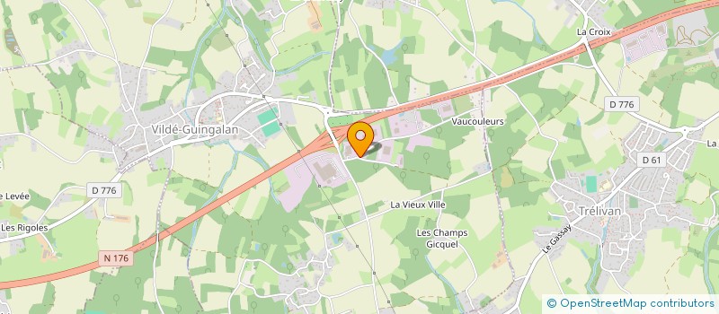 localisation de l'entreprise SATEC ENVIRONNEMENT à VILDE-GUINGALAN