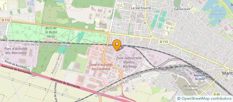 localisation de l'entreprise SATEC-SOCIETE D'APPLICATION DE TRAITEMENT ELECTROLYTIQUE ET CHIMIQUE à BUCHELAY