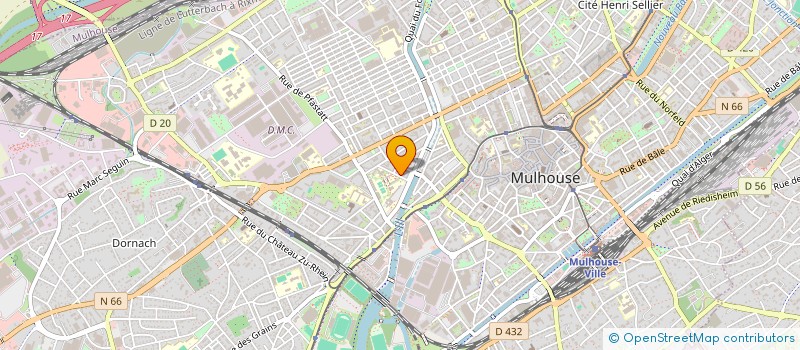 localisation de l'entreprise SATECHVISION à MULHOUSE