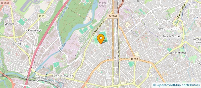 localisation de l'entreprise SATED à ANNECY