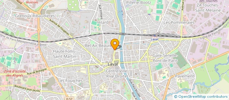 localisation de l'entreprise SATEENE à LAVAL
