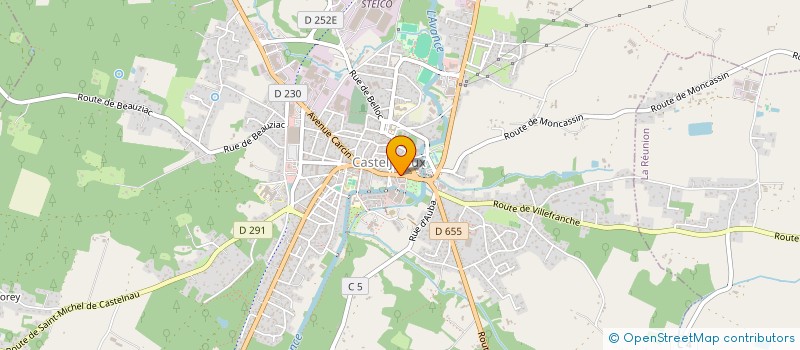 localisation de l'entreprise SATEL  CASTELJALOUX