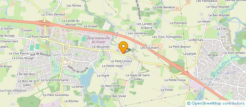 localisation de l'entreprise SATEL  SAINT-GILLES