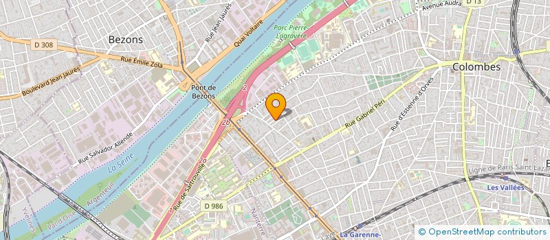 localisation de l'entreprise SATELCOM  COLOMBES
