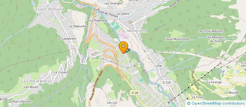 localisation de l'entreprise SATELEC à MORZINE