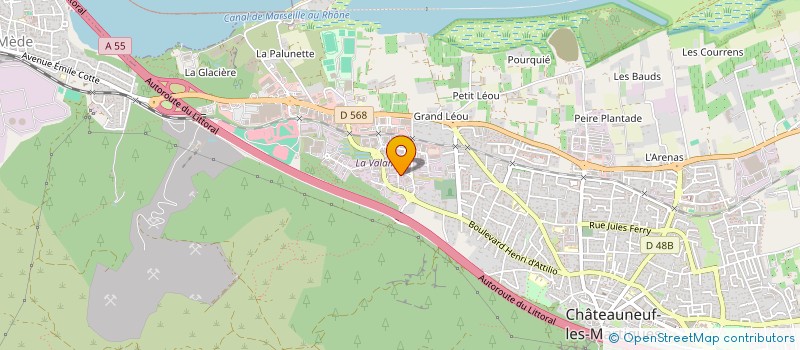 localisation de l'entreprise SATELECT à CHATEAUNEUF-LES-MARTIGUES