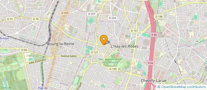 localisation de l'entreprise SATELINE PRODUCTION  L'HAY-LES-ROSES