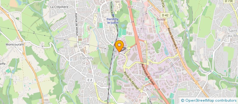 localisation de l'entreprise SATELLISOFT  DARDILLY