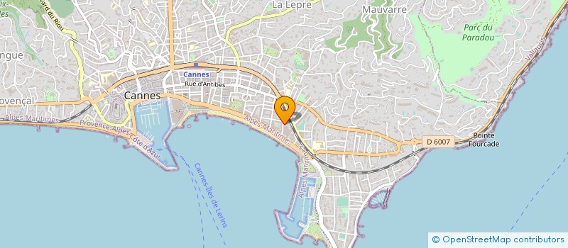 localisation de l'entreprise SATELLIT TV INTERNATIONAL à CANNES