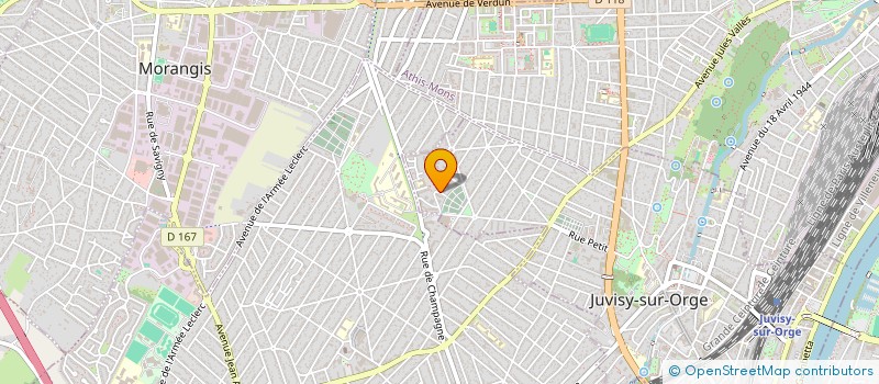 localisation de l'entreprise SATELLITE à JUVISY-SUR-ORGE