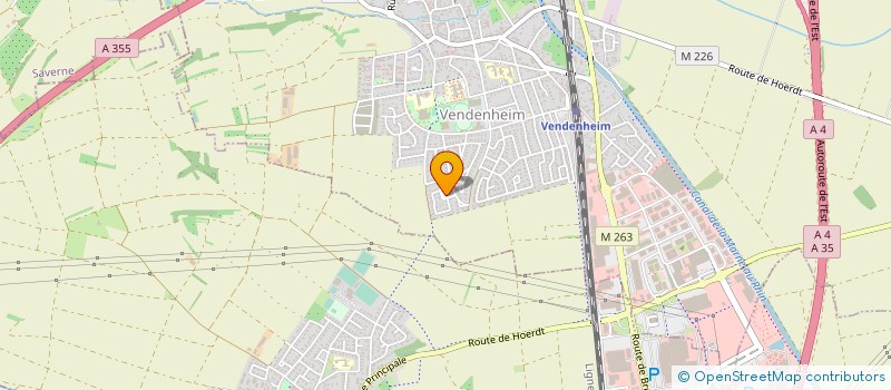 localisation de l'entreprise SATELLITE FORMATION  VENDENHEIM