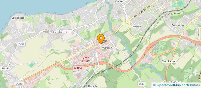 localisation de l'entreprise SATELLITE LEMAN à THONON-LES-BAINS