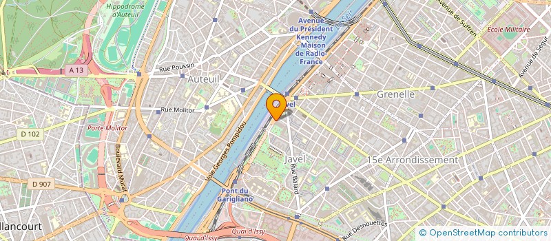 localisation de l'entreprise SATELLITE SERVICE  PARIS