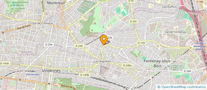 localisation de l'entreprise SATELLITES CONNECTES à FONTENAY-SOUS-BOIS