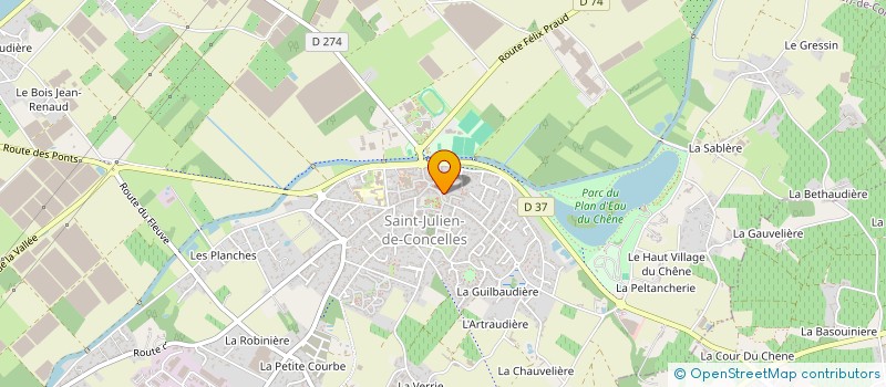 localisation de l'entreprise SATELO à SAINT-JULIEN-DE-CONCELLES