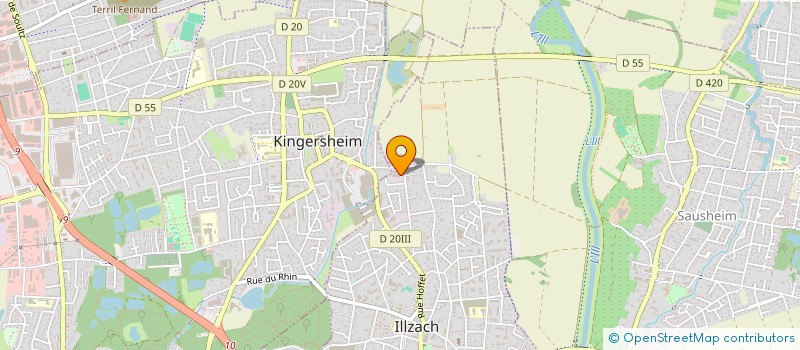 localisation de l'entreprise SATEM  ILLZACH