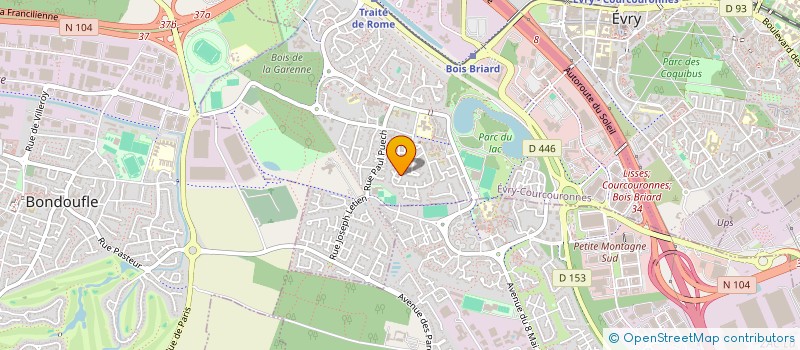 localisation de l'entreprise SATEM INGENIERIE ET SERVICES à EVRY-COURCOURONNES