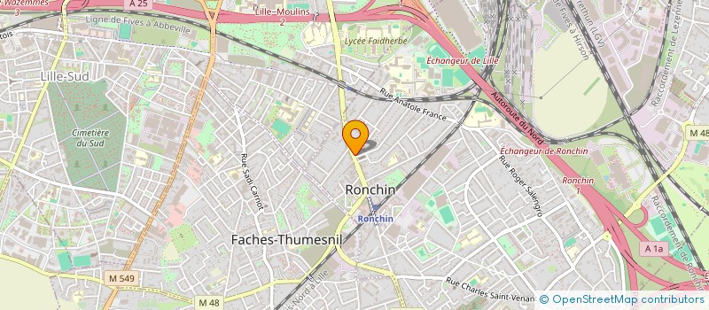 localisation de l'entreprise SATEMI SARL à RONCHIN