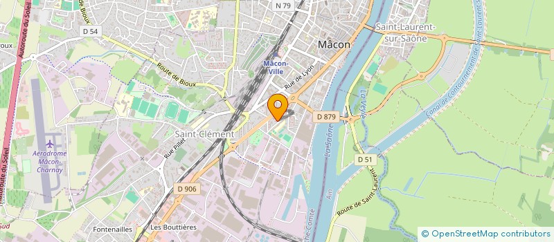 localisation de l'entreprise SATER à MACON