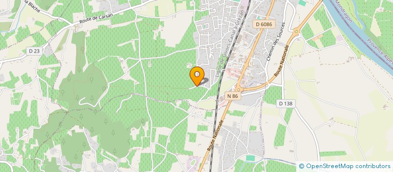 localisation de l'entreprise SATESOTOSITI  PONT-SAINT-ESPRIT