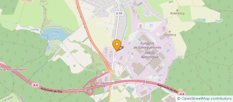 localisation de l'entreprise SATEX STE ANALYSE ET TRAITEMENT DES EAUX à HAMBACH
