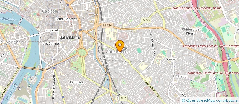 localisation de l'entreprise SATGE PLAGNES SERGOLLE DOULHIES GRAFFIN DELCLAUX BOUCHEKIOUA  TOULOUSE