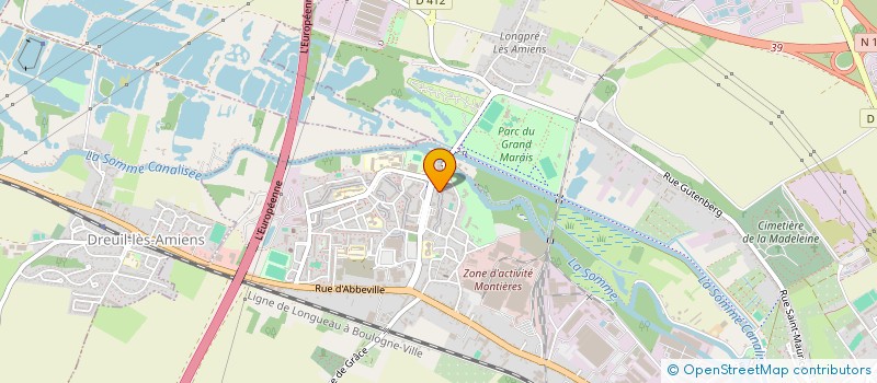 localisation de l'entreprise SATHEES à AMIENS