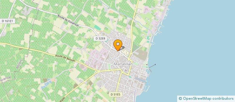 localisation de l'entreprise SATHI à MARSEILLAN