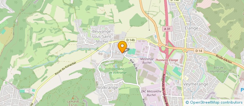 localisation de l'entreprise SATHI57  THIONVILLE