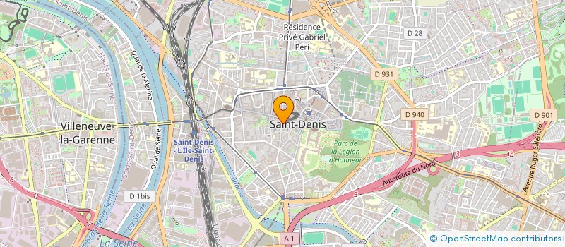 localisation de l'entreprise SATHISA à SAINT-DENIS