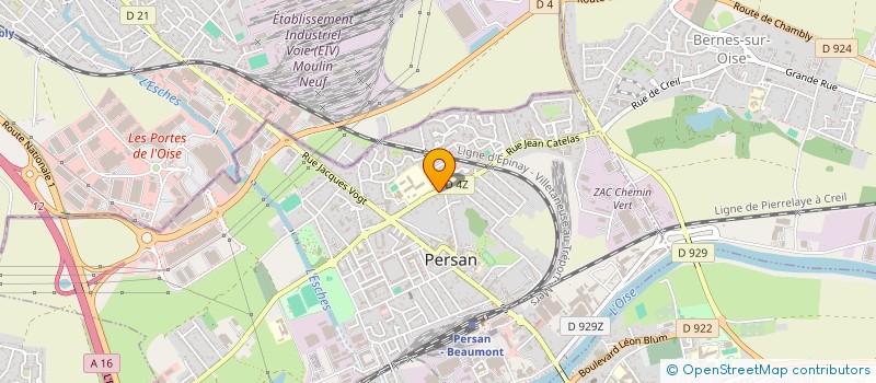 localisation de l'entreprise SATHONAY  PERSAN