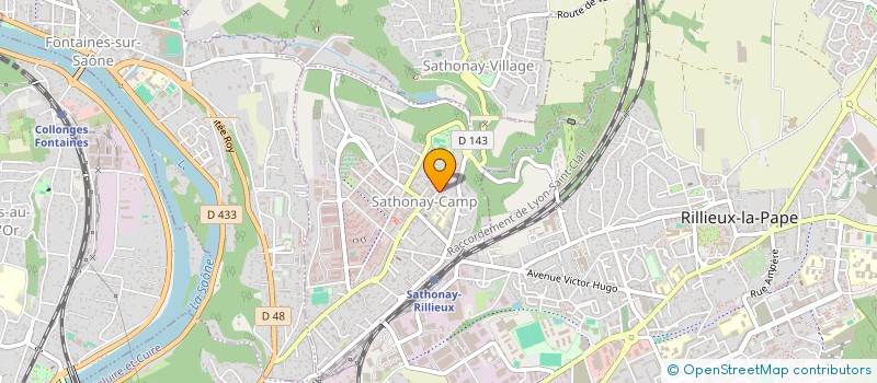 localisation de l'entreprise SATHONAY TRANSPORTS  SATHONAY-CAMP