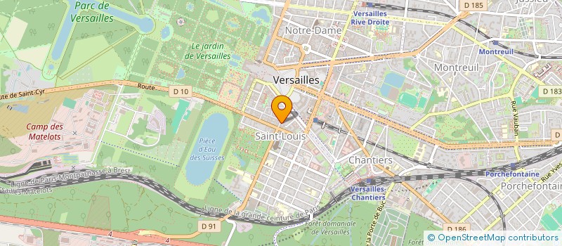 localisation de l'entreprise SATHOPHIE à VERSAILLES