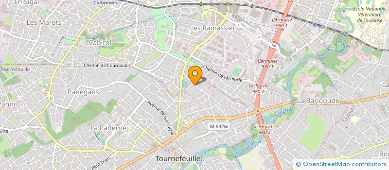 localisation de l'entreprise SATI à TOURNEFEUILLE