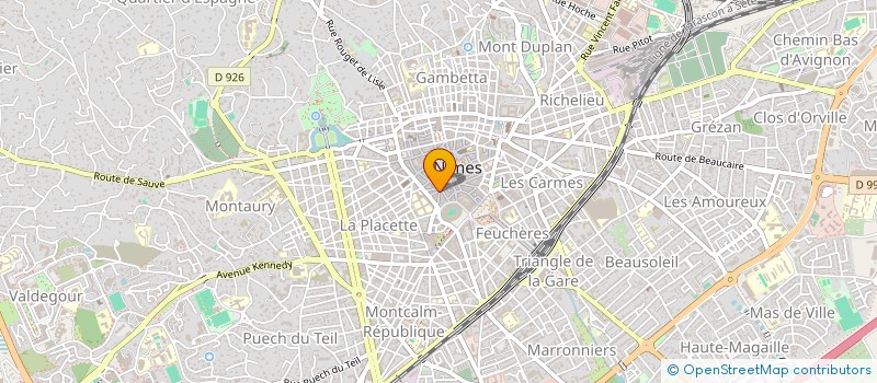 localisation de l'entreprise SATI à NIMES