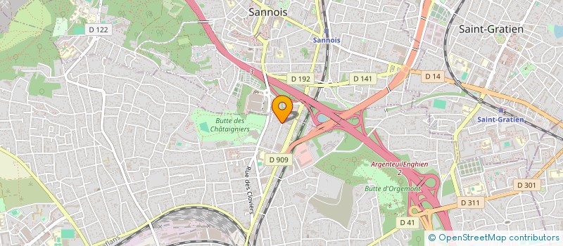 localisation de l'entreprise SATI  ARGENTEUIL