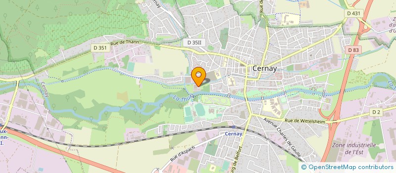 localisation de l'entreprise SATIE à CERNAY