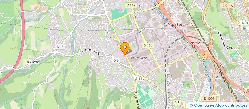 localisation de l'entreprise SATIL à CHAMBERY